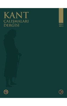 Kant Çalışmaları Dergisi 2024 Sayı 3 / Kolektif