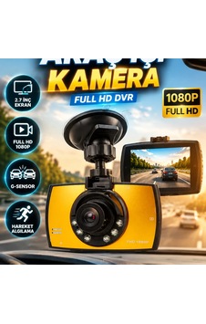 Full Hd Araç İçi Dvr Kamera G-sensor, Hareket Algılama Ve 2.7 İnç Ekran Full Hd Araç İçi Dvr Kamera G-sensor, Hareket Algılama Ve 2.7 İnç Ekran
