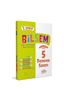 3. Sınıf Bilsem Tamamı Çözümlü 5 Fasikül Deneme Sınavı Editör Yayınevi 3. Sınıf Bilsem Tamamı Çözümlü 5 Fasikül Deneme Sınavı Editör Yayınevi