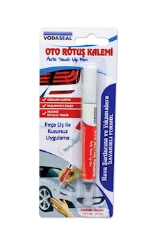 Vodaseal Araç Oto Rötuş Çizik Kalemi Metalik Beyaz Boya Kalemi