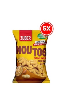 Züber Noutos Nohut Cipsi %100 Fıstık Ezmeli 5 x 55 G