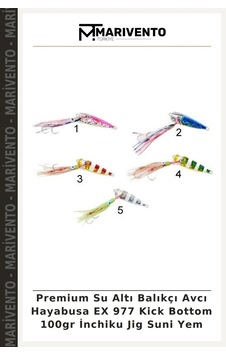 Premium Su Altı Balıkçı Avcı Hayabusa Ex 977 Kick Bottom 100gr İnchiku Jig Suni Yem Premium Su Altı Balıkçı Avcı Hayabusa Ex 977 Kick Bottom 100gr İnchiku Jig Suni Yem