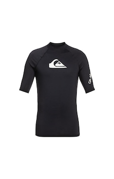 Quiksilver All Time Short Sleeve Erkek Rashguard Siyah Quiksilver All Time Short Sleeve Erkek Rashguard Siyah