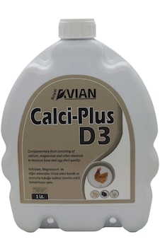 Royal Calci Plus D3 1 Lt. Kanatlılarda Yumurta Kabuk Kalitesi İçin Tamamlayıcı Yem