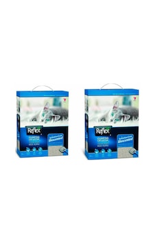Reflex Hassas Kediler İçin Topaklaşan Parfümsüz Bentonit Kedi Kumu 2 x 10 L Reflex Hassas Kediler İçin Topaklaşan Parfümsüz Bentonit Kedi Kumu 2 x 10 L