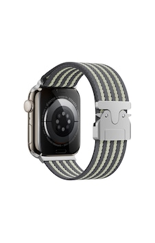 Watch 44mm Omsy Krd-133 Naylon Kumaş Hasır Örgülü Kordon - Gri Watch 44mm Omsy Krd-133 Naylon Kumaş Hasır Örgülü Kordon - Gri