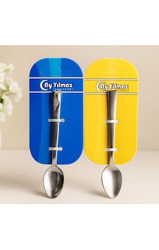 6'lı Metal Çay Kaşığı Seti Çok Renkli