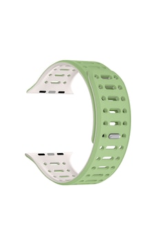 Watch 7 45mm Uyumlu Omsy Krd-124 Silikon Kordon Strap Kayış-açık Yeşil-starlight Watch 7 45mm Uyumlu Omsy Krd-124 Silikon Kordon Strap Kayış-açık Yeşil-starlight