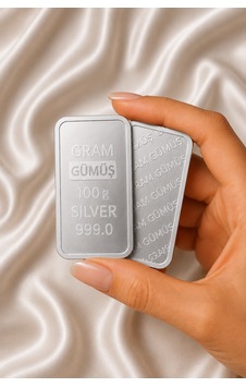 100 Gram Külçe Gümüş Yatırımlık Gümüş