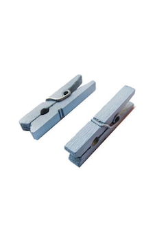 Mandal Ahşap Minik (100 Adet) Mavi N11.13775 Mandal Ahşap Minik (100 Adet) Mavi N11.13775