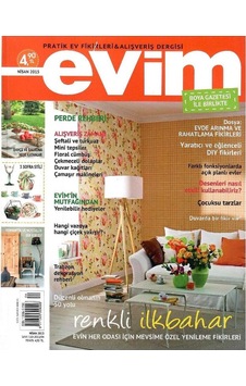 Evim - Pratik Ev Fikirleri Ve Alışveriş Dergisi -renkli İlkbahar - Retro Eski Basım Koleksiyon - Nisan 2015 - Sayı 110 Not: Ekleri Yoktur Evim - Pratik Ev Fikirleri Ve Alışveriş Dergisi -renkli İlkbahar - Retro Eski Basım Koleksiyon - Nisan 2015 - Sayı 110 Not: Ekleri Yoktur