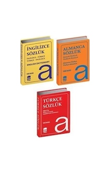 Almanca İngilizce Türkçe Sözlükler (3 Kitap Set Biala Kapak) /... Almanca İngilizce Türkçe Sözlükler (3 Kitap Set Biala Kapak) /...
