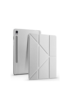 Aksesuarcim S10 Lite Sm-x400 İle Uyumlu Kılıf Silikon Yumuşak Kalem Bölmeli Esnek 4 Farklı Stand Olabilen Tablet Kılıfı Gri Sku: Zeusb0fqpp7vw7 Arka Kapak