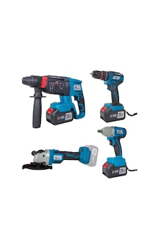 Catpower 1380 Kömürsüz Akülü Set Darbeli Vidalama+kırıcı-delici-avuç Taşlama+somun Sıkma+3 Adet 4amp Akü Catpower 1380 Kömürsüz Akülü Set Darbeli Vidalama+kırıcı-delici-avuç Taşlama+somun Sıkma+3 Adet 4amp Akü