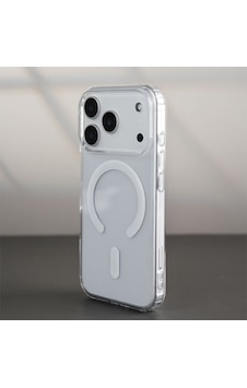 Jopus İphone 17 Pro Max Uyumlu Sararmaz Şeffaf Magsafe Kılıf Kristal Sert Mika Slim Kılıf Js-345 standart