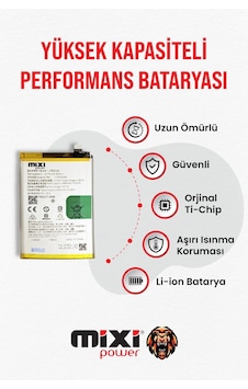 Realme 10 Pro Plus Uyumlu Tam Kapasite Batarya 1 Yıl Realme 10 Pro Plus Uyumlu Tam Kapasite Batarya 1 Yıl