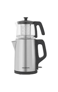 Grundig TM 2522 IC 1.7 L Cam Çelik Süzgeçli Çay Makinesi Grundig TM 2522 IC 1.7 L Cam Çelik Süzgeçli Çay Makinesi