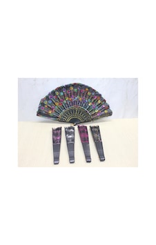 10 Adet Plastik Yelpaze 23x43 Cm Model Alk3630, El Yelpazesi Fan Hand Fan