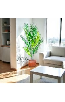 Bitkitürk-büyük Beton Saksıda Yapay Areka 120 Cm