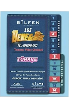 Bilfen 8.sınıf Türkçe Dene&bil 14 Lü Deneme Seti Bilfen 8.sınıf Türkçe Dene&bil 14 Lü Deneme Seti