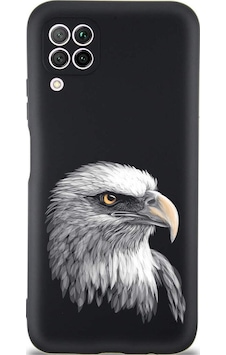 Huawei P40 Lite İle Uyumlu Kartal 0214c Tasarımlı Siyah Lansman Kılıf Çok Renkli Huawei P40 Lite İle Uyumlu Kartal 0214c Tasarımlı Siyah Lansman Kılıf Çok Renkli