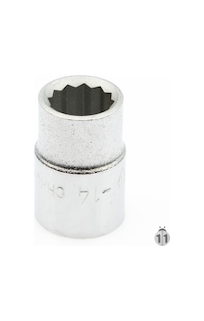 14 Mm 1/2" On İki Köşe Yıldız Köşe Lokma Anahtar Pro 14 Mm 1/2" On İki Köşe Yıldız Köşe Lokma Anahtar Pro