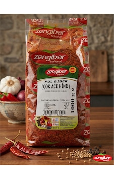 Zengibar Çok Acı Hind Pul Biber 1000 Gr Zengibar Çok Acı Hind Pul Biber 1000 Gr