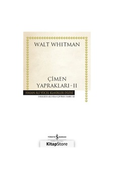 Kitapstore Çimen Yaprakları 2 Karton Kapak / Walt Whitman