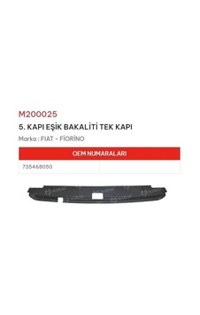 Arka Bagaj Esık Bakalıtı Tek Kapı Fıorıno 1 Arka Bagaj Esık Bakalıtı Tek Kapı Fıorıno 1