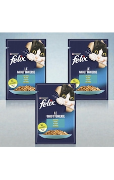 Felix Ton Balıklı Kedi Maması 85 G X 3 Adet Felix Ton Balıklı Kedi Maması 85 G X 3 Adet