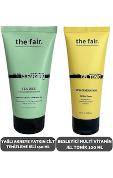 The Fair Tea Tree Sebum Control Yüz Temizleme Jeli 100 ML + Multi Vitamin Jel Tonik 100 ML The Fair Tea Tree Sebum Control Yüz Temizleme Jeli 100 ML + Multi Vitamin Jel Tonik 100 ML