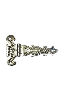 Dekoratif, Tek Kuyruklu Menteşe - 40x68 Mm, Küçük, Nikel, 1 Adet Dekoratif, Tek Kuyruklu Menteşe - 40x68 Mm, Küçük, Nikel, 1 Adet