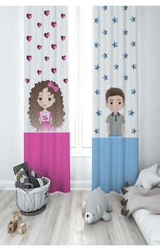 Mekta Home Bebek Ve Çocuk Odası Kız Ve Erkek Çocuk Desenli 2 Kanat Fon Perde Mekta Home Bebek Ve Çocuk Odası Kız Ve Erkek Çocuk Desenli 2 Kanat Fon Perde