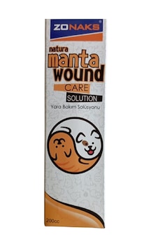 Zonaks Manta Wound Care Kedi Köpek Güvercin ve Kuşlar İçin Yara Bakım Kremi 200 ML