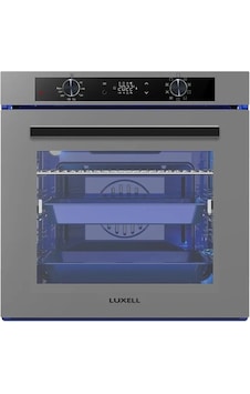 Luxell A-68 SGF3 88 L Platinum Metalik Ankastre Fırın Gri Luxell A-68 SGF3 88 L Platinum Metalik Ankastre Fırın Gri