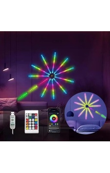 Rgb Led Li Işıklı Ses Kontrüllü Havai