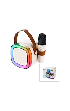 Hasuba Sd-02 Hs-87 Karaoke Bluetooth Wireless Hoparlör Ve Speaker Mikrofonlu Usb Şarjlı