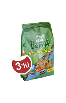 Mavi Yeşil Berra Hamster Yemi 3 Lü