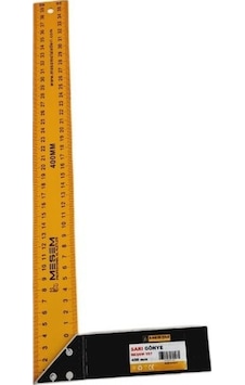 Meşem Marangoz Gönye Sarı 40 Cm Meşem Marangoz Gönye Sarı 40 Cm