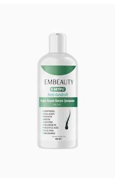Embeauty 9 Aktifli Yoğun Kepek Karşıtı Şampuan 400 ML Embeauty 9 Aktifli Yoğun Kepek Karşıtı Şampuan 400 ML