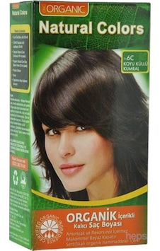 Organic Natural Colors 6C Koyu Küllü Kumral Saç Boyası Organic Natural Colors 6C Koyu Küllü Kumral Saç Boyası