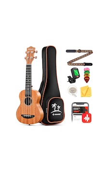 Donner Duc 100 Concert Ukulele Mahogany Ukulele Paketi Donner Duc 100 Concert Ukulele Mahogany Ukulele Paketi