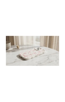 İphone 13 14 Uyumlu Pembe Kurdele Ve Desenli Dalga Bksft88-0894e3 İphone 13 14 Uyumlu Pembe Kurdele Ve Desenli Dalga Bksft88-0894e3