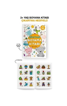 Çıkartmalı Boyama Kitabı 3 Yaş + Çıkartmalı Boyama Kitabı 3 Yaş +