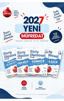 Nartest Yayınevi 2027 5. Sınıf Din Kültürü Ve Ahlak Bilgisi + Fen Bilimleri + Türkçe + İngilizce Yeni Müfredat Bağlam Temelli Soru Hazinesi Seti 4 Kitap Nartest Yayınevi 2027 5. Sınıf Din Kültürü Ve Ahlak Bilgisi + Fen Bilimleri + Türkçe + İngilizce Yeni Müfredat Bağlam Temelli Soru Hazinesi Seti 4 Kitap