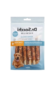 5" Boyutunda Tahılsız Köpek Ödülü, Beyaz Sığır Derisi 15x9 5" Boyutunda Tahılsız Köpek Ödülü, Beyaz Sığır Derisi 15x9