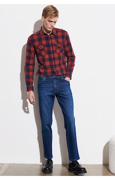 Wrangler Erkek Kot Pantolon W121017XTXT KOYU MAVİ Mavi Wrangler Erkek Kot Pantolon W121017XTXT KOYU MAVİ Mavi