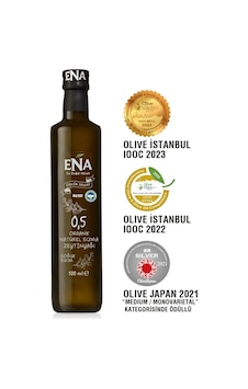 Ena Erken Hasat Soğuk Sıkım Organik Naturel Sızma Zeytinyağı 500 ML