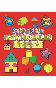 Boyama Kitabı Geometrik Şekiller İngilizce Renk Renk Boya- Pal Sokağı Boyama Kitabı Geometrik Şekiller İngilizce Renk Renk Boya- Pal Sokağı