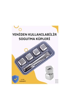Paslanmaz Metal Buz Küpleri-çok Amaçlı Kullanıma Uygun Belirtilmemiş